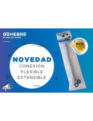 Conexión Flex. ge-Conect M1/2-H1/2 EXTEN. 400/800MM [LOTE DE 4 Unidades] GENEBRE