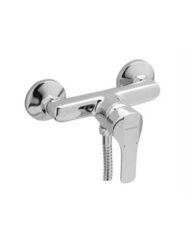 Grifo de Ducha K8 Monomando Cromado con Kit GENEBRE