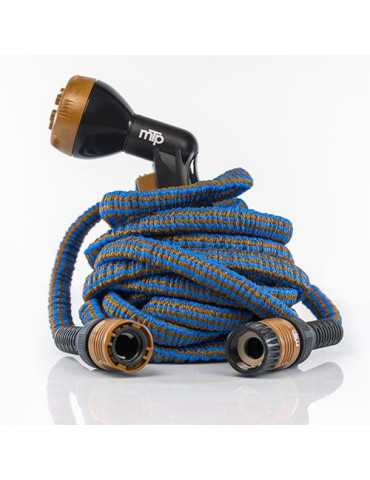 Manguera Extensible Wally 7,5 Bronce/Celeste GLOBAL BOSQ