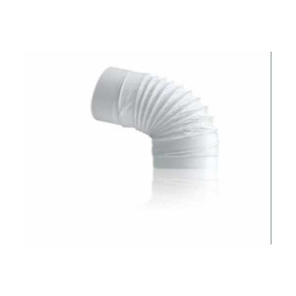 Codo Flexible Tubo Extraccion PVC Redondo Ø100 [LOTE DE 4 Unidades] GONAL