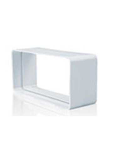 Empalme PVC Rectan. tubo Extraccion 110X55MM. 0510-B [LOTE DE 22 Unidades] GONAL