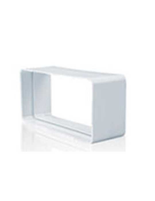 Empalme PVC Rectan. tubo Extraccion 110X55MM. 0510-B [LOTE DE 22 Unidades] GONAL