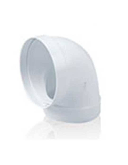 Codo Redondo Tubo Extraccion PVC 90 Ø100MM [LOTE DE 10 Unidades] GONAL