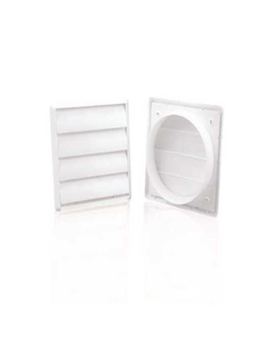Ventanilla Rejilla Tubo Extraccion PVC Exterior Ø120MM [LOTE DE 8 Unidades] GONAL
