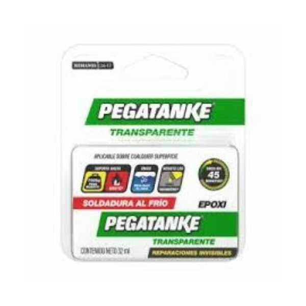 Pegamento Epoxico Pegatanke Transparente 32ML [LOTE DE 2 Unidades] GOVER