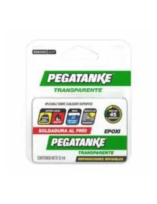 Pegamento Epoxico Pegatanke Transparente 32ML [LOTE DE 2 Unidades] GOVER