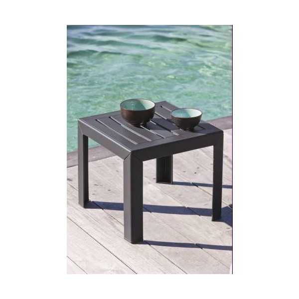 Mesa Miami 40X40CM Antracita 53001002 [LOTE DE 2 Unidades] GROSFILLEX