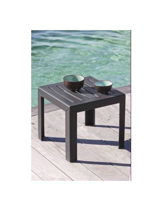 Mesa Miami 40X40CM Antracita 53001002 [LOTE DE 2 Unidades] GROSFILLEX