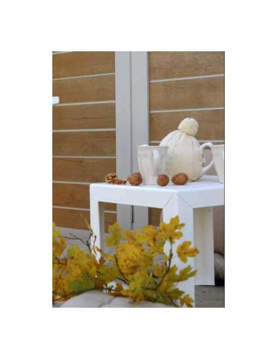 Mesa Miami 40X40CM Blanca 53001004 [LOTE DE 2 Unidades] GROSFILLEX
