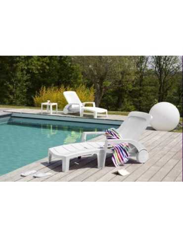 Tumbona Fidji Blanca 28X73X187CM 44041004 GROSFILLEX