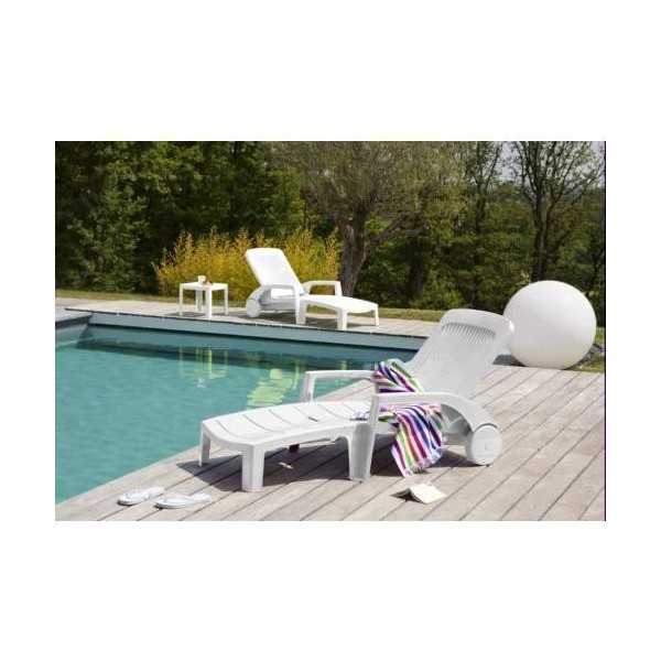 Tumbona Fidji Blanca 28X73X187CM 44041004 GROSFILLEX