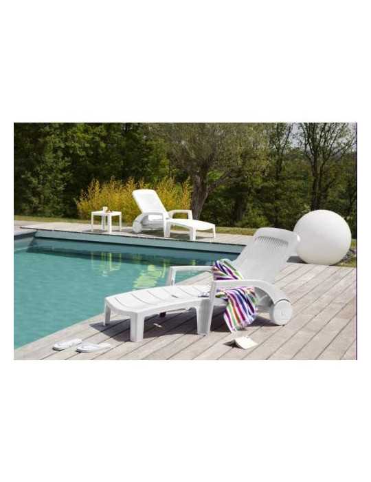 Tumbona Fidji Blanca 28X73X187CM 44041004 GROSFILLEX