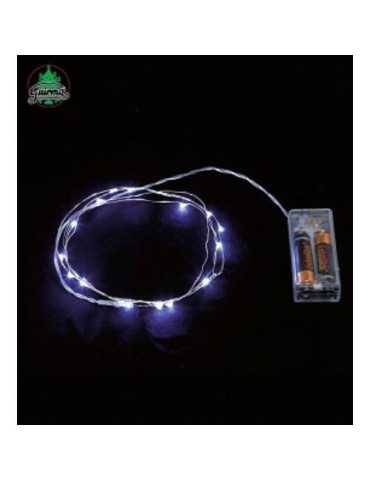 Hilo 1 m 10 LED Blanco Pilas 22050 [LOTE DE 26 Unidades] GUIRMA