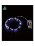 Hilo 1 m 10 LED Blanco Pilas 22050 [LOTE DE 26 Unidades] GUIRMA