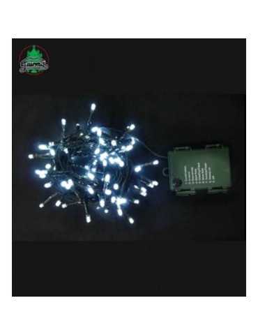 Guirnalda 96 LED Bco. exterior Multifu. pilas 2254 [LOTE DE 6 Unidades] GUIRMA