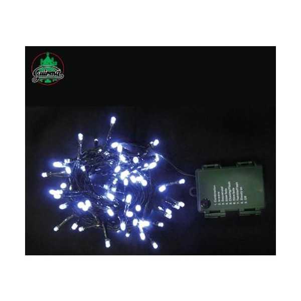 Guirnalda 144 LED Azul Ext. multifu. Pilas 22260 [LOTE DE 6 Unidades] GUIRMA