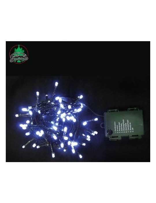 Guirnalda 144 LED Azul Ext. multifu. Pilas 22260 [LOTE DE 6 Unidades] GUIRMA