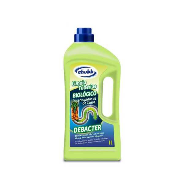 Limpiatuberias Biologico Debacter 1L [LOTE DE 8 Unidades] GYMCOL-UNECOL