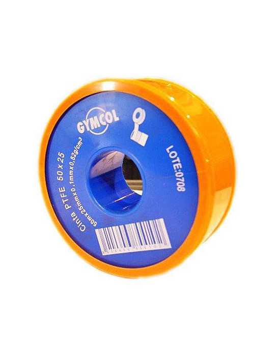 Rollo Teflon 50X2,5 8441 [LOTE DE 8 Unidades] GYMCOL-UNECOL