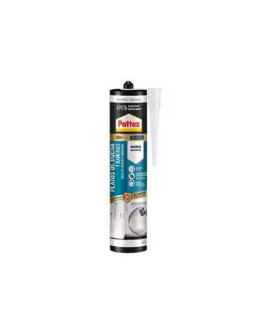 Silicona Especial Plato Ducha y Bañera Blanc 280ML [LOTE DE 4 Unidades] HENKEL