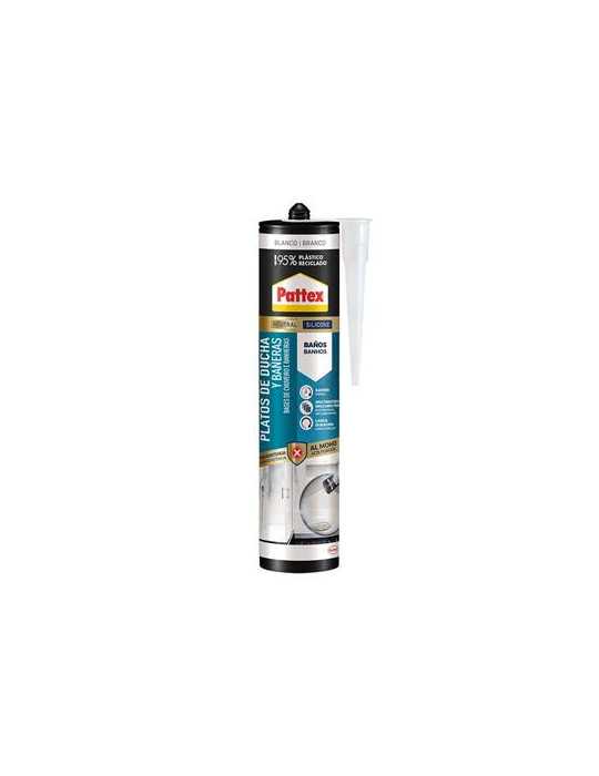 Silicona Especial Plato Ducha y Bañera Blanc 280ML [LOTE DE 4 Unidades] HENKEL