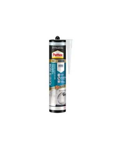 Silicona Plato Ducha y Bañera Transparente 280ML [LOTE DE 4 Unidades] HENKEL