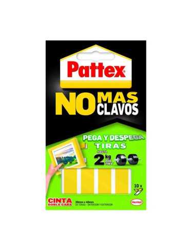 Cinta Doble Cara Pega y Despega No Mas Clavos [LOTE DE 4 Unidades] HENKEL