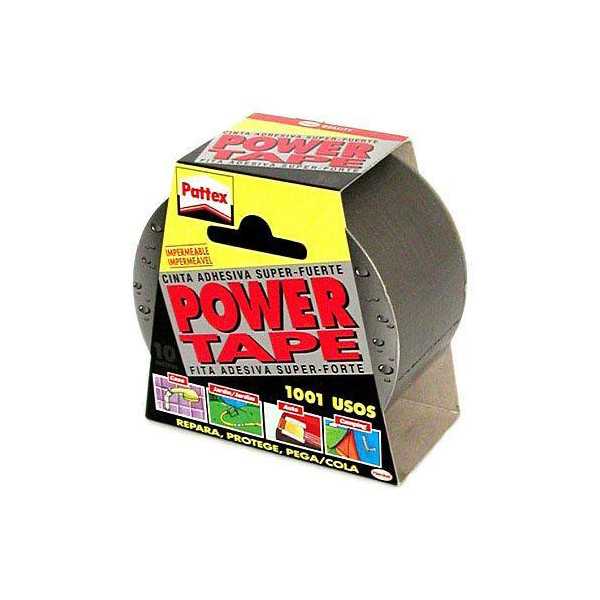 Cinta Power-Tape Gris 50X10 471544 [LOTE DE 4 Unidades] HENKEL