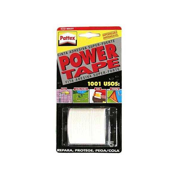 Cinta Power-Tape Blanco 50X5 (Blister) 471552 [LOTE DE 4 Unidades] HENKEL