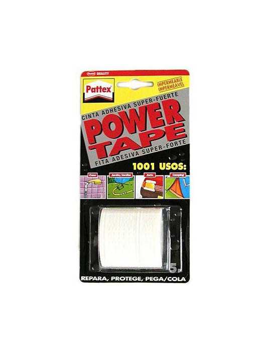 Cinta Power-Tape Blanco 50X5 (Blister) 471552 [LOTE DE 4 Unidades] HENKEL
