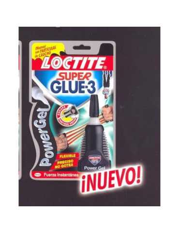 Pegamento SUPER-GLUE-3 3 gr Powergel Protec [LOTE DE 4 Unidades] HENKEL