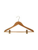 Percha Madera con Pinzas 3-B [LOTE DE 6 Unidades] HERDASA