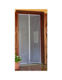 Mosquitera Puerta Imán Reducible 120X240 Blanco [LOTE DE 2 Unidades] HEYAC