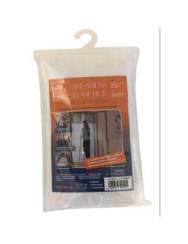 Mosquitera Magnética para Puerta 120X230 Blanca [LOTE DE 2 Unidades] HEYAC
