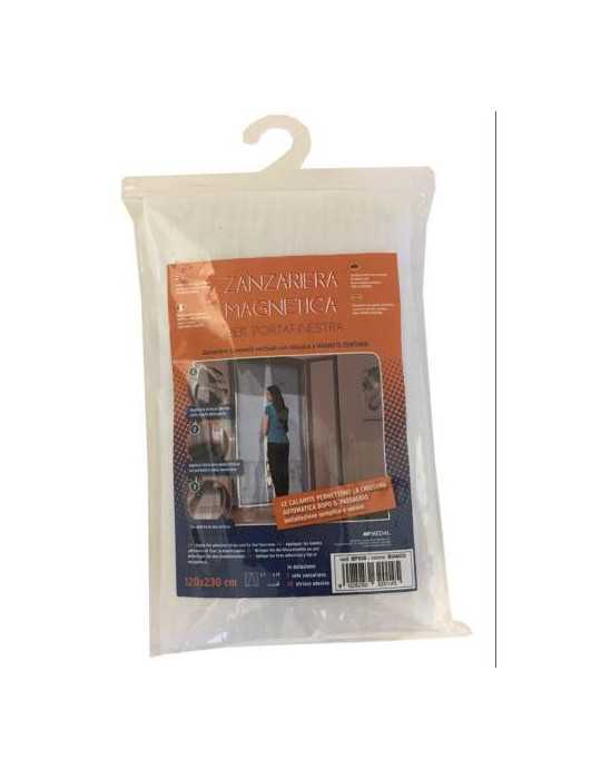 Mosquitera Magnética para Puerta 120X230 Blanca [LOTE DE 2 Unidades] HEYAC