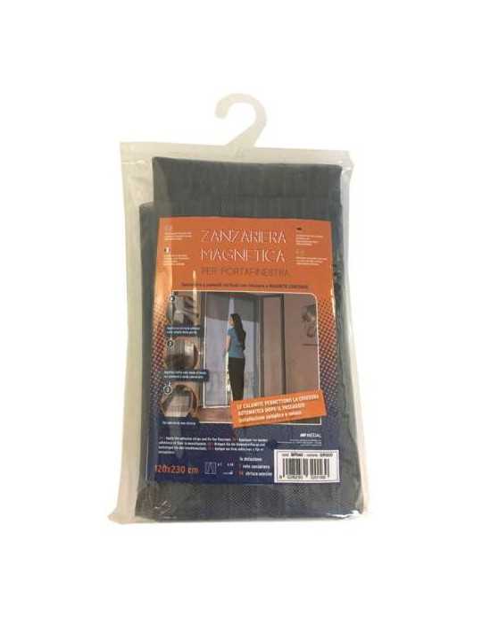 Mosquitera Magnética para Puerta 120X230 Gris [LOTE DE 2 Unidades] HEYAC