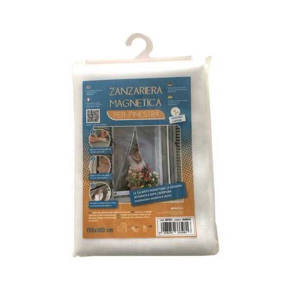 Mosquitera Magnética para Ventana 150X180 Blanca [LOTE DE 4 Unidades] HEYAC