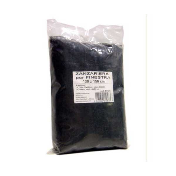 Mosquitera Ventana Fijación Velcro 130X150 Negra [LOTE DE 8 Unidades] HEYAC