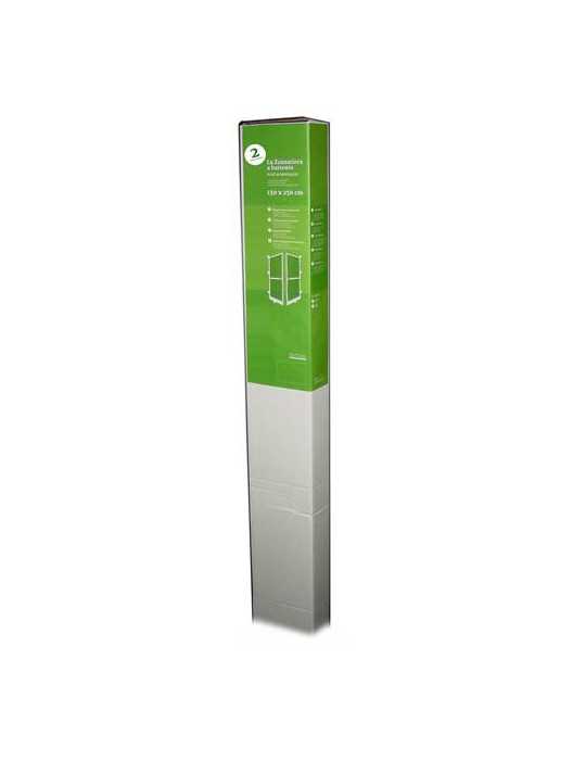 Mosquitera Abatible Puerta 2 Hoja 150X250 Blanco HEYAC