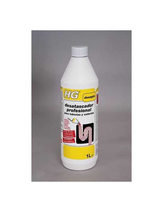 Desatascador Tuberias Profesional 1 L [LOTE DE 4 Unidades] HG