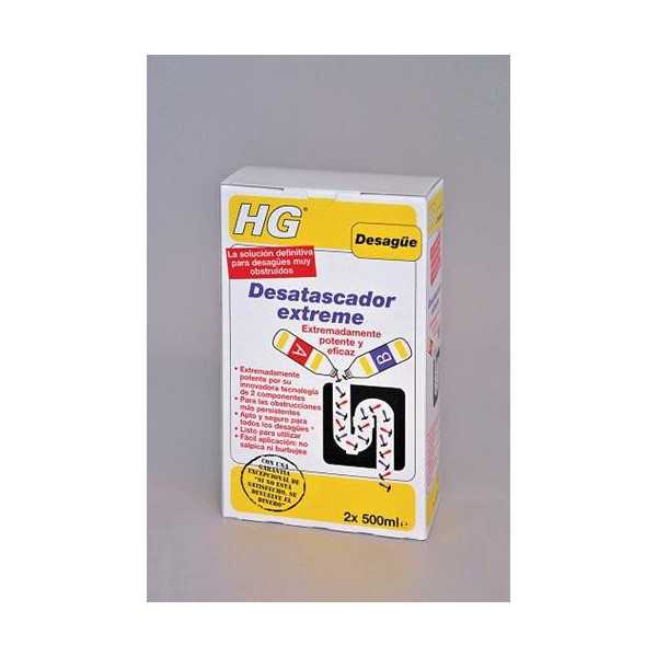 Desatascador Tubería Xtreme 2X500 ml [LOTE DE 2 Unidades] HG