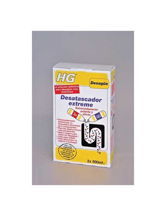 Desatascador Tubería Xtreme 2X500 ml [LOTE DE 2 Unidades] HG
