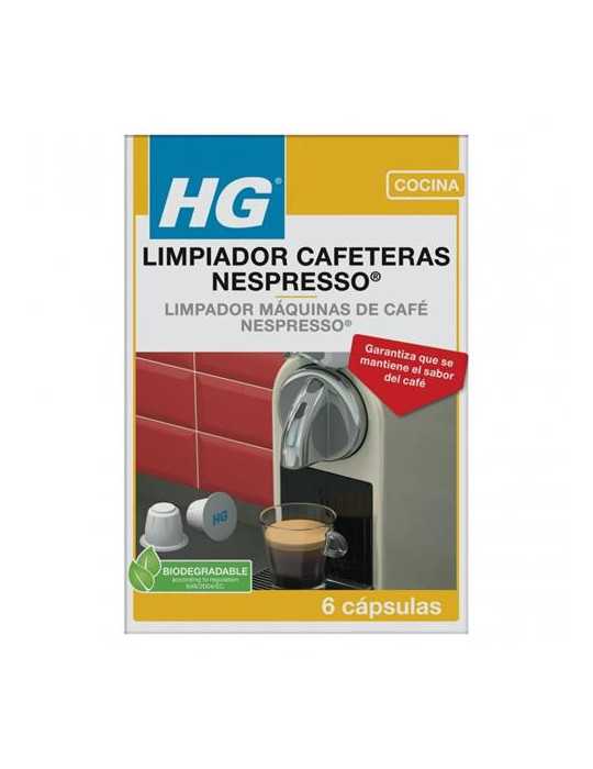 Capsulas de Limpieza para Cafeteras Nespresso 6UD [LOTE DE 4 Unidades] HG