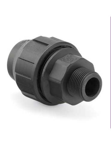 Enlace Mixto Rosca Macho PP para PE 20MM-1/2 [LOTE DE 26 Unidades] HIDROTEN
