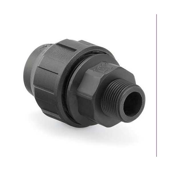 Enlace Mixto Rosca Macho PP para PE 20MM-1/2 [LOTE DE 26 Unidades] HIDROTEN