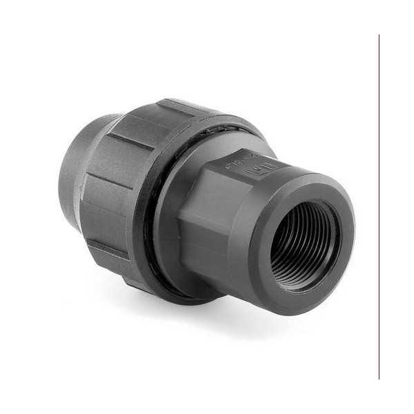 Enlace Mixto Rosca Hembra PP para e 20MM-1/2 9012046 [LOTE DE 22 Unidades] HIDROTEN