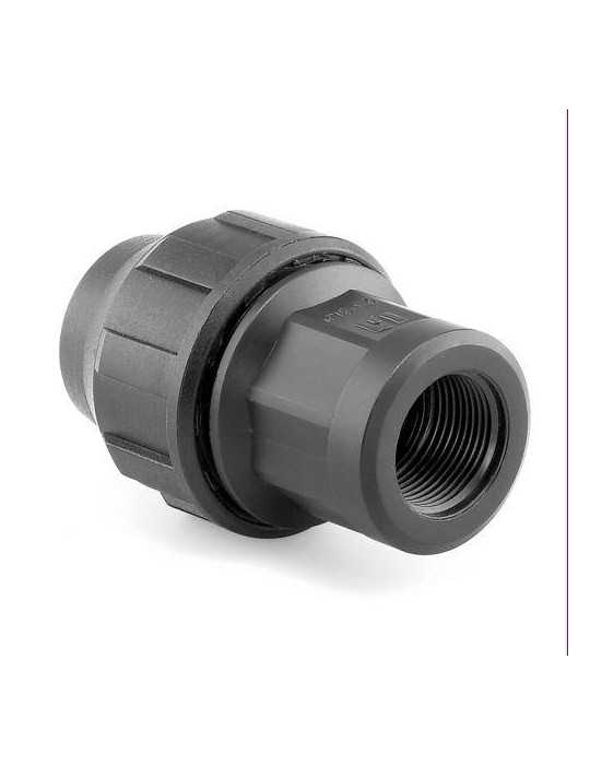 Enlace Mixto Rosca Hembra PP para e 20MM-1/2 9012046 [LOTE DE 22 Unidades] HIDROTEN