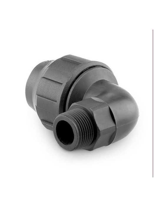 Enlace Mixto Rosca Macho PP para PE 32MM-1 [LOTE DE 10 Unidades] HIDROTEN