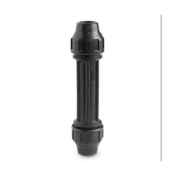 Enlace Recto Largo Igual Reparacion PP para PE 20MM [LOTE DE 10 Unidades] HIDROTEN