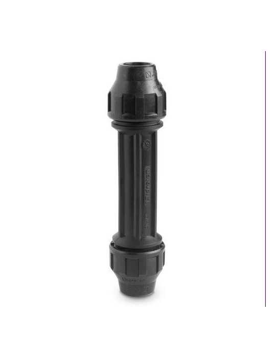 Enlace Recto Largo Igual Reparacion PP para PE 20MM [LOTE DE 10 Unidades] HIDROTEN